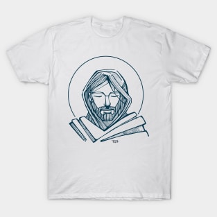 Jesus Christ Serene Face illustration T-Shirt